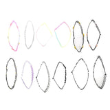 12PCS Gothic Henna Tattoo Stretch Necklace Set