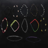 12PCS Gothic Henna Tattoo Stretch Necklace Set
