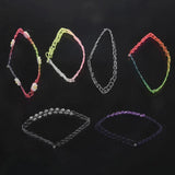 12PCS Gothic Henna Tattoo Stretch Necklace Set