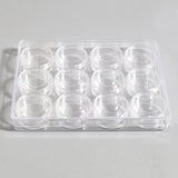 12 Plastic Storage Container Box Transparent Organizer Seeds Beads Storage Tray
