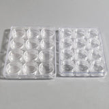12 Plastic Storage Container Box Transparent Organizer Seeds Beads Storage Tray