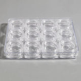 12 Plastic Storage Container Box Transparent Organizer Seeds Beads Storage Tray
