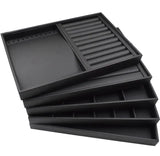 Leather Jewelry Display Tray Perfume Accessories Organizer