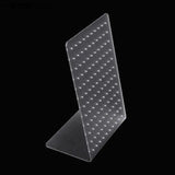 120 Holes Frosted Jewelry Display Stand Organizer Shelf