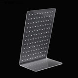 120 Holes Frosted Jewelry Display Stand Organizer Shelf