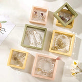 Anti-oxidation PE Film Jewelry Storage Box With Base