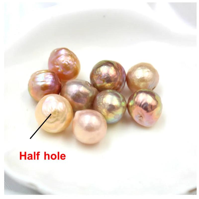 Baroque Purple Pearl Jewelry DIY Natural Freshwater Pearl