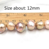 Baroque Purple Pearl Jewelry DIY Natural Freshwater Pearl