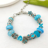 Alloy Mix Rhinestone Large Hole Bead Jewelry Making DIY Bracelet Bangle Charm