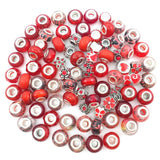 Alloy Mix Rhinestone Large Hole Bead Jewelry Making DIY Bracelet Bangle Charm