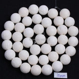 Natural Sponge Coral Round Beads Strand 15 Inch