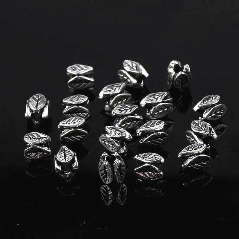 Tibetan Silver Spacer Beads 5x6.5mm for Jewelry Making DIY - Pack of 100