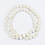 10/15/20mm Wooden Beads Charms Unprocessed Flat Round Wood Beads for Diy Jewelry