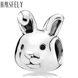 European Big Hole Rabbit Beads for DIY Charm Bracelet