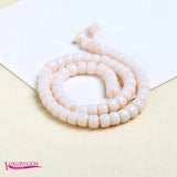 Glass Stone Spacer Beads 6x8mm Multicolor Smooth Column Shape DIY Jewelry