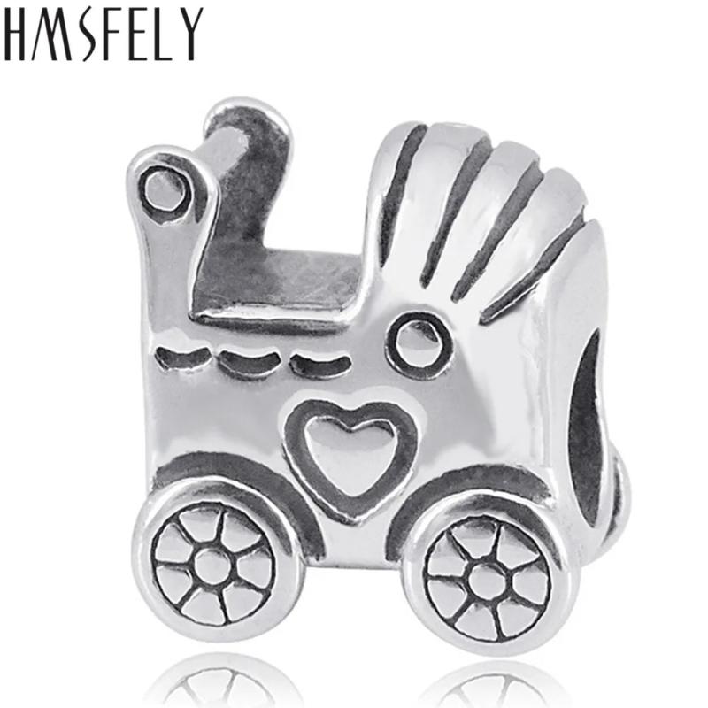 316L Stainless Steel European Baby Carriage Beads for Bracelet