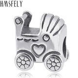 316L Stainless Steel European Baby Carriage Beads for Bracelet