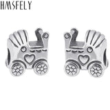 316L Stainless Steel European Baby Carriage Beads for Bracelet