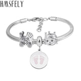316L Stainless Steel European Baby Carriage Beads for Bracelet