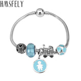 316L Stainless Steel European Baby Carriage Beads for Bracelet