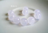 360pcs 8mm Acrylic Loose Beads Jelly Spacer DIY Accessories