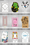 Personalized Clothing Paper Swing Tag with Glue Needle String