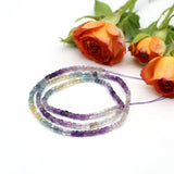 Natural Stone Beads Fluorite Citrine Loose Crystal Bead Jewelry Making Diy