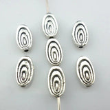 120pcs Tibetan Silver Oval Spacer Beads 5x9mm Jewelry Findings