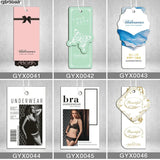 Personalized Clothing Paper Swing Tag with Glue Needle String