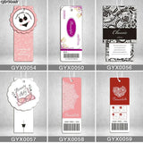 Personalized Clothing Paper Swing Tag with Glue Needle String