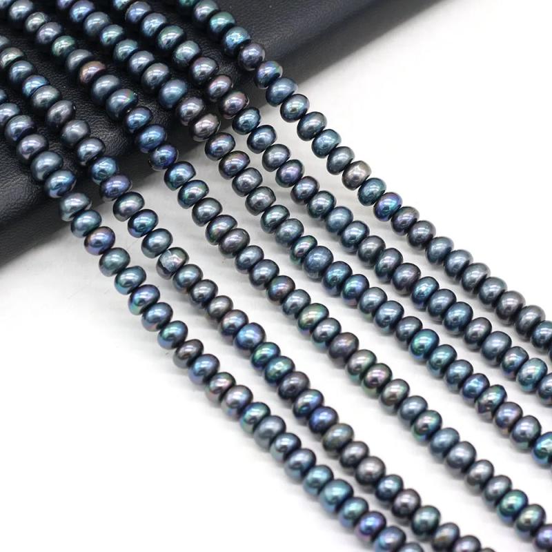 8-9mm Natural Freshwater Flat Pearl Beads for Jewelry Making