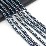 8-9mm Natural Freshwater Flat Pearl Beads for Jewelry Making