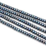 8-9mm Natural Freshwater Flat Pearl Beads for Jewelry Making