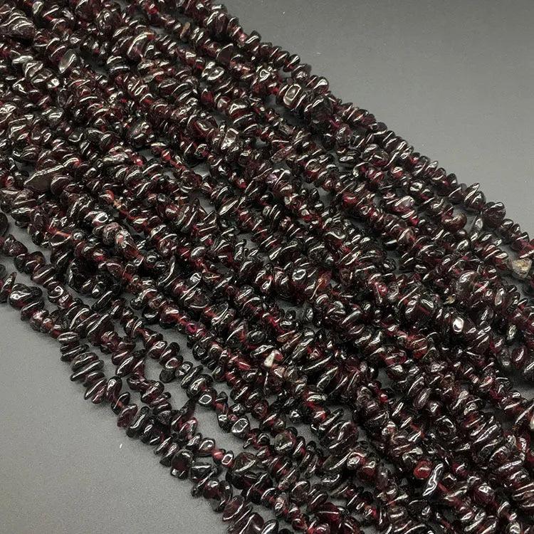 Natural Garnets Quartz Stone Beads 4-8mm Chips Nuggets for DIY Jewelry