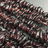 Natural Garnets Quartz Stone Beads 4-8mm Chips Nuggets for DIY Jewelry