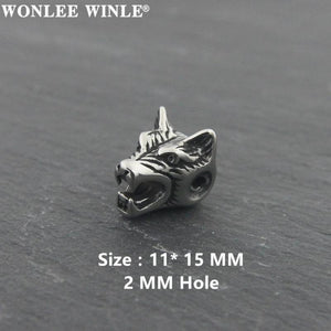 Stainless Steel Animal Spacer Bead Charms for Jewelry Making