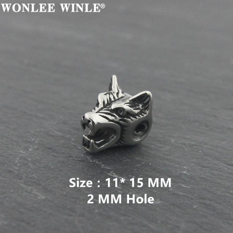 Stainless Steel Animal Spacer Bead Charms for Jewelry Making