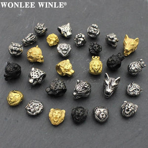 Stainless Steel Animal Spacer Bead Charms for Jewelry Making