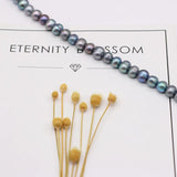 100% Freshwater Nearly Round Spacer Pearls for DIY Jewelry Making