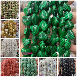 16mm Red Agates Stone Heart Beads 12Pcs
