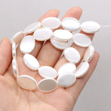 Pearls Shell Beads Oval Scattered Bead Jewelry Making