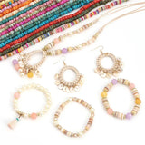 Natural Shell Round Spacers Jewelry Making Accessories