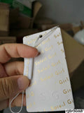 Garment Tags Hangtag Clothing Labels Sticker Packaging Jewellery Tags