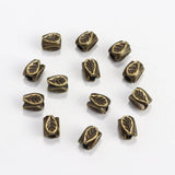 100pcs Mixed Silver Flower Leaf Spacer Beads for DIY Jewelry Making