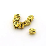 100pcs Mixed Silver Flower Leaf Spacer Beads for DIY Jewelry Making