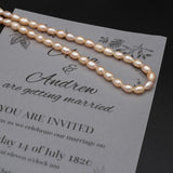 Natural Freshwater Pearl Rice Beads for DIY Charm Jewelry Making
