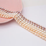 Natural Freshwater Pearl Rice Beads for DIY Charm Jewelry Making