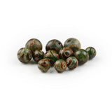 Natural Green Carnelian Tibetan Dzi Eyes Beads 8/10/12MM Round Loose Bead