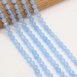 Natural Stone Beads Round Ice-Aquamarine 8MM Loose Bead