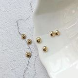 Brass Smooth Spacer Beads 3-5mm 10pcs for Jewelry Making